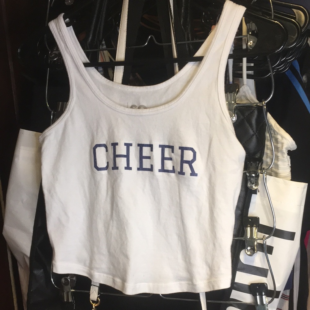 White crop top